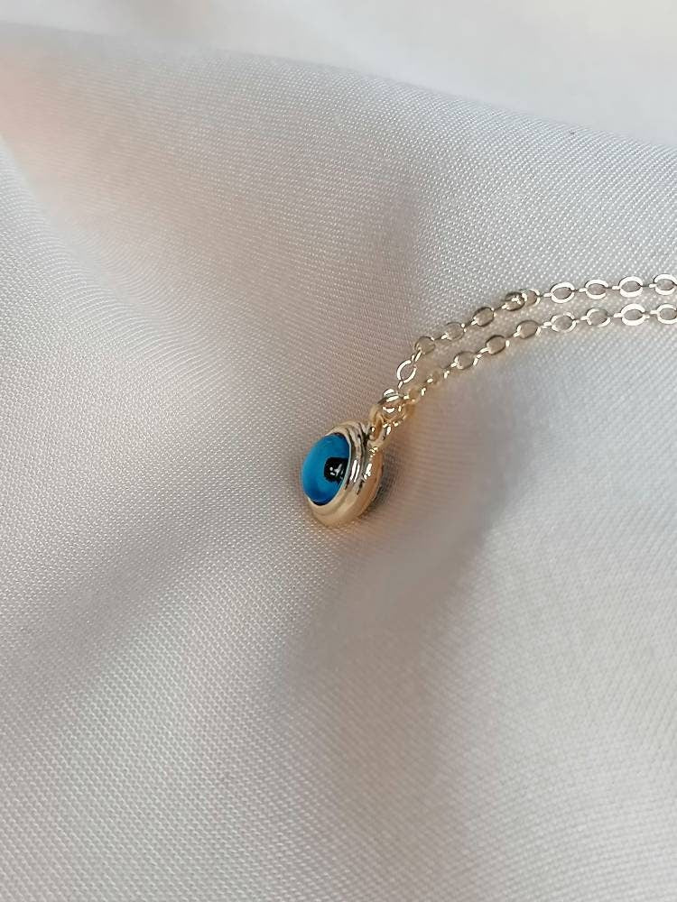 Shell & Evil Eye Necklace