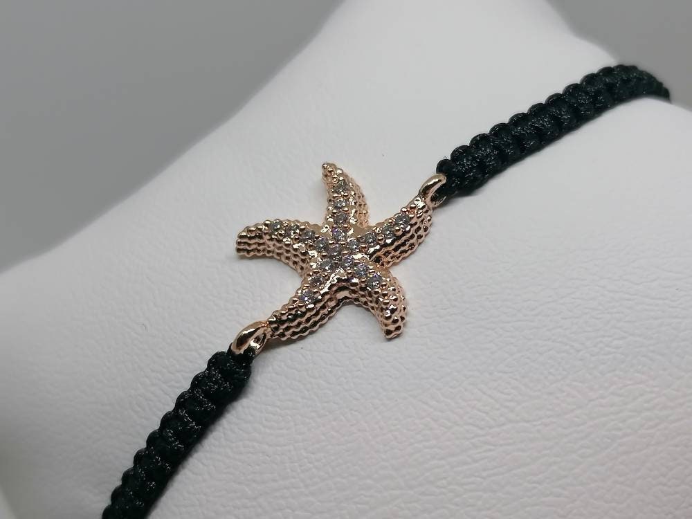 Starfish Macrame Bracelet