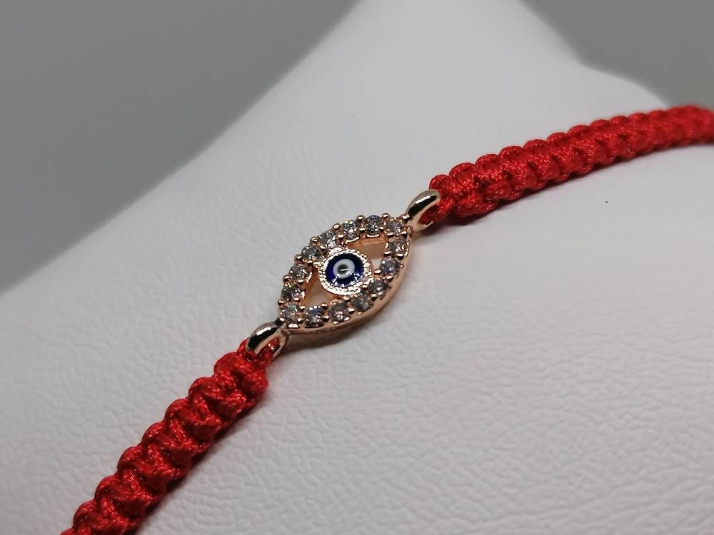 Mini Evil Eye Macrame Bracelets