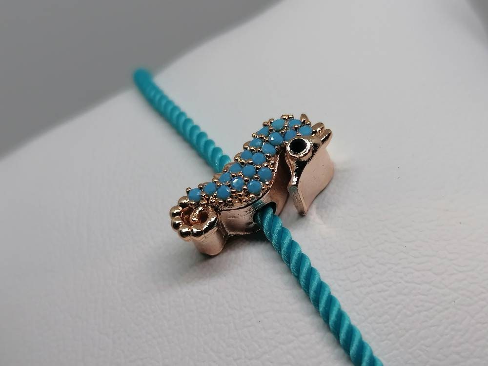 Seahorse Charm Adjustable Bracelet