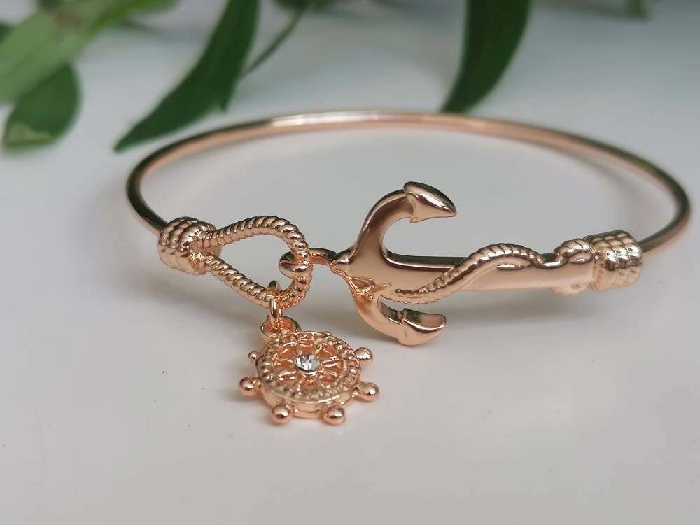 Anchor & Helm Bangle