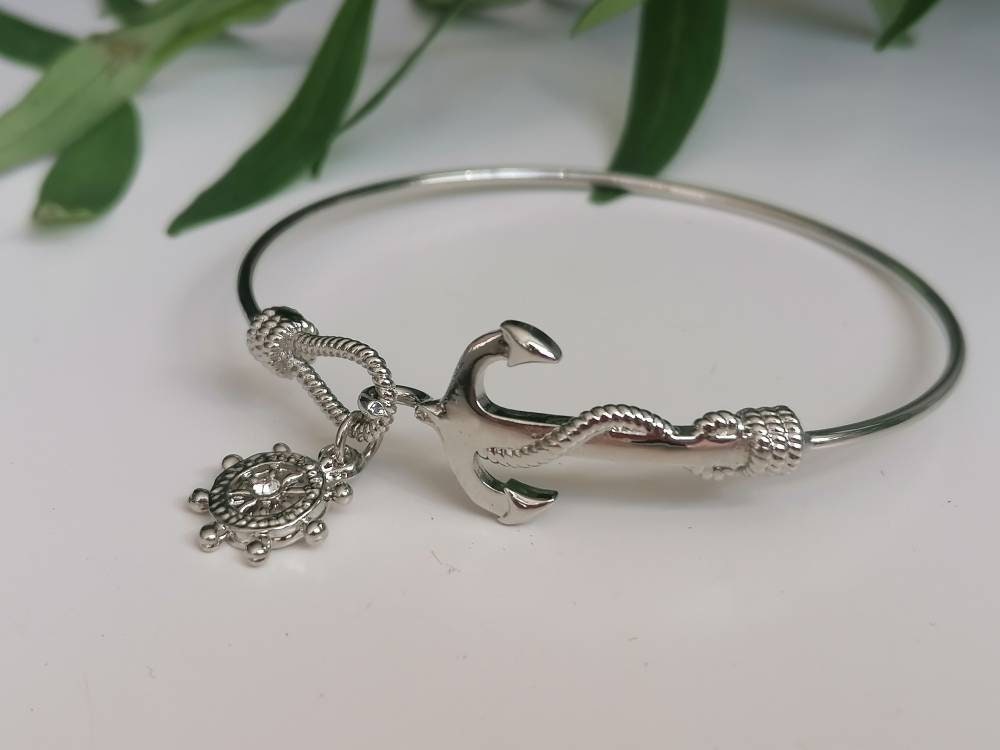 Anchor & Helm Bangle