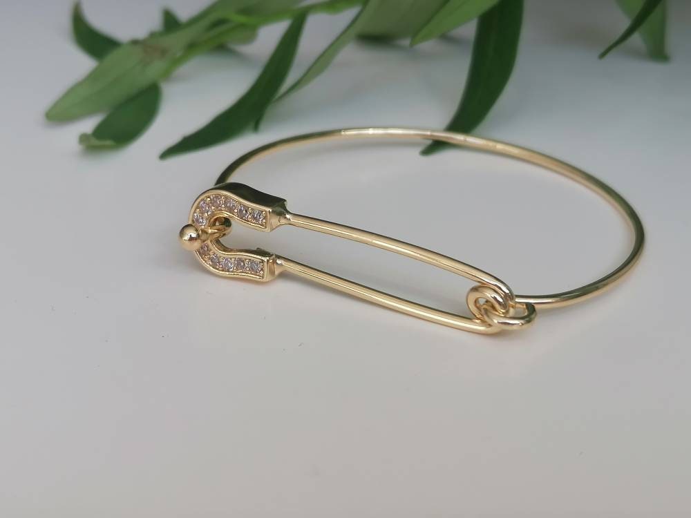 Safety Pin Bangle