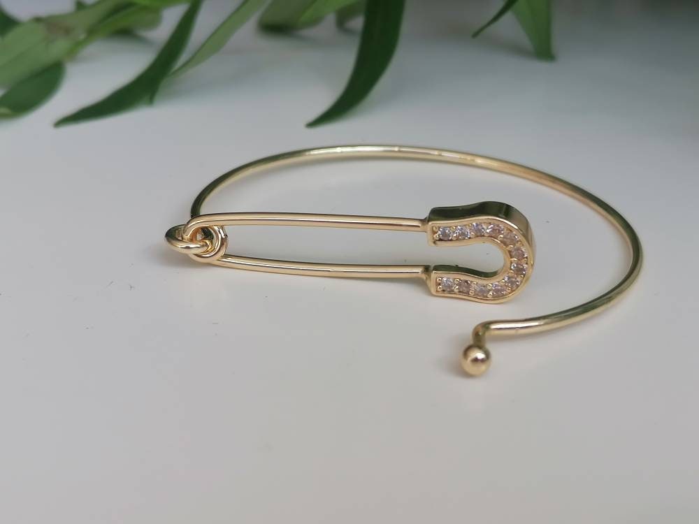 Safety Pin Bangle