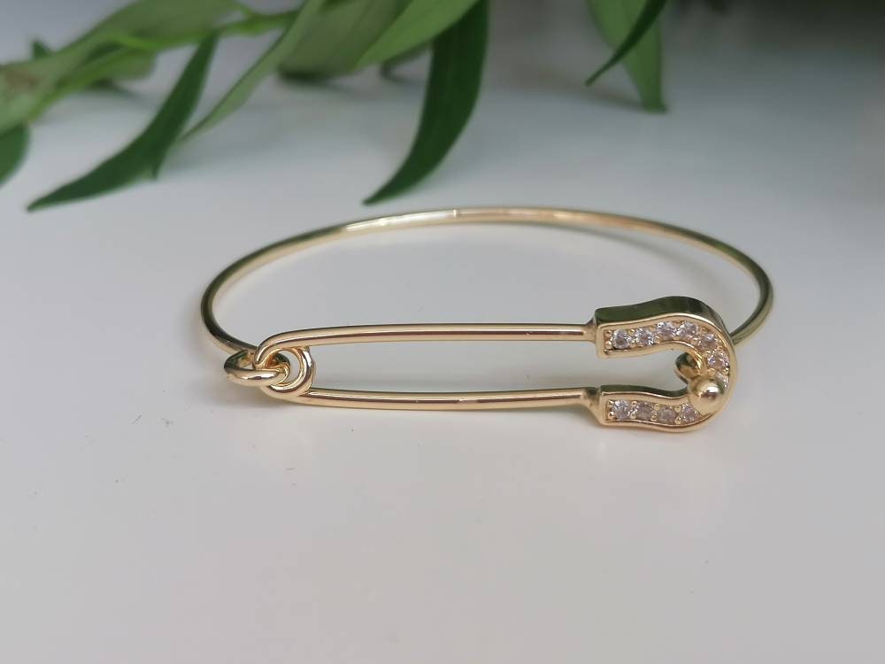 Safety Pin Bangle