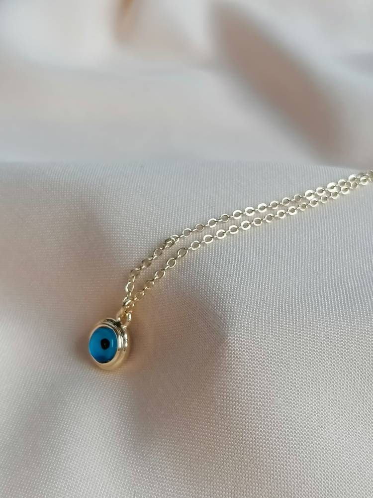 Shell & Evil Eye Necklace