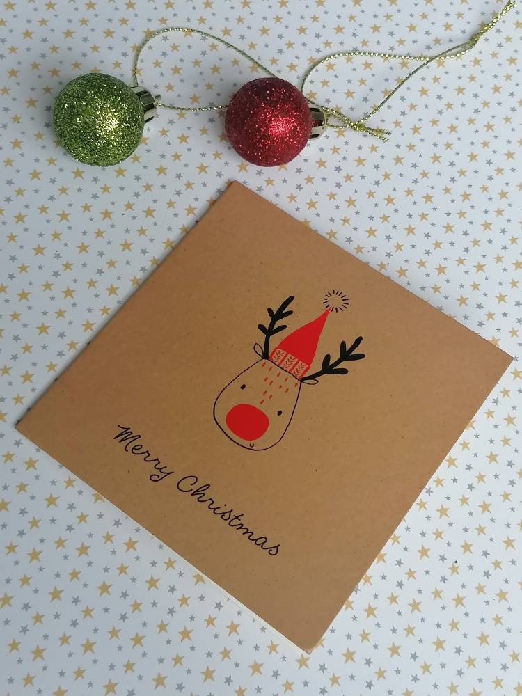 Xmas Card - Add On a Christmas Card with your order - Handwritten personalised message