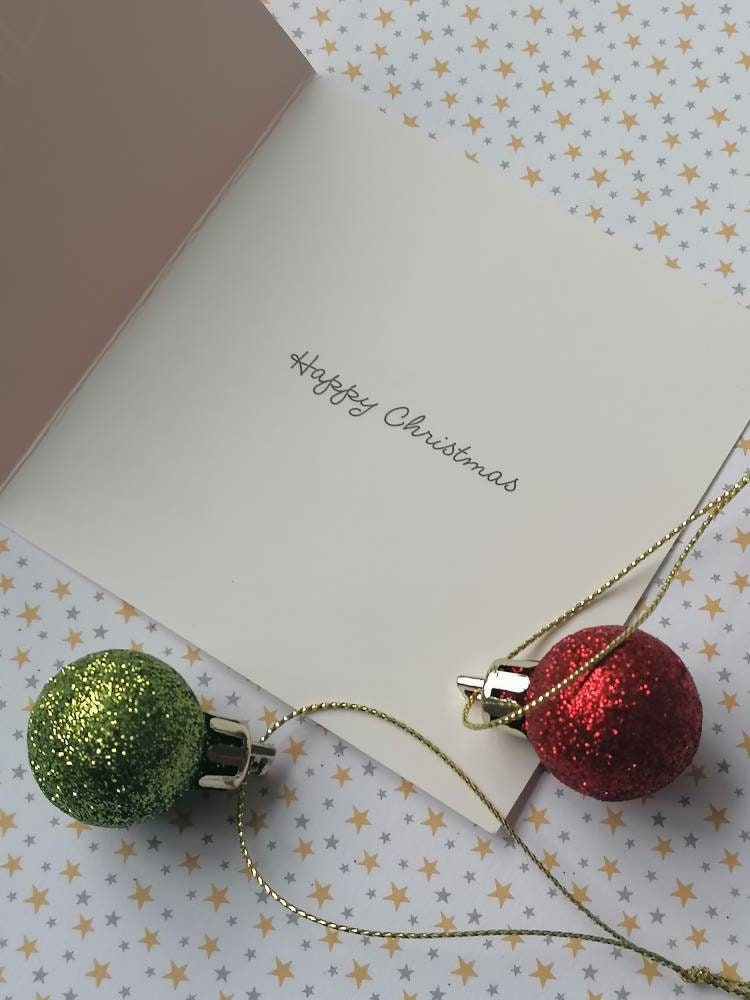Xmas Card - Add On a Christmas Card with your order - Handwritten personalised message