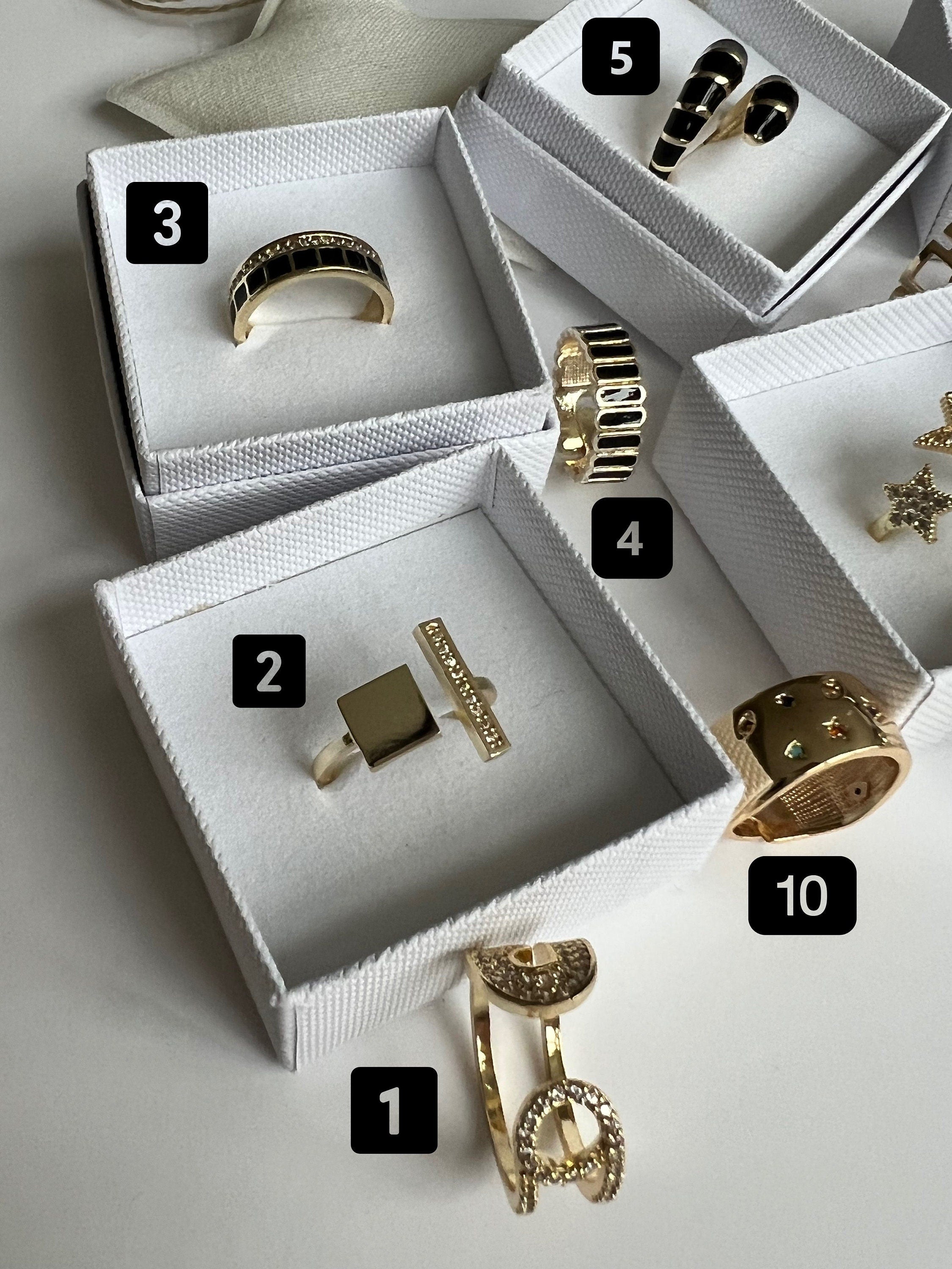 Adjustable Stacking Rings Collection